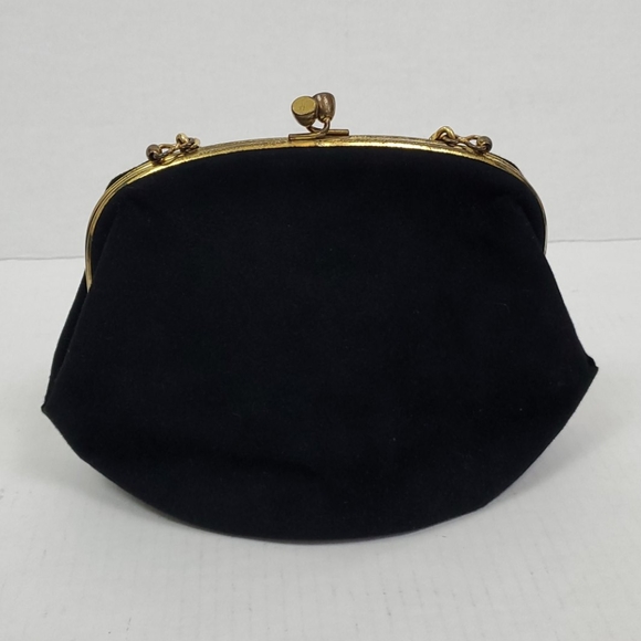 Vintage Coblentz bag velvet metal detail purse - Picture 3 of 10